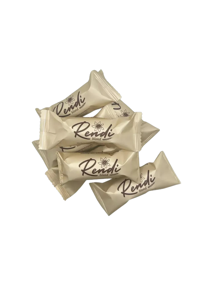 КОНФЕТЫ 250Г RENDI МУЛЬТИЗЛАКОВЫЕ С БЕЛОЙ ГЛАЗУРЬЮ