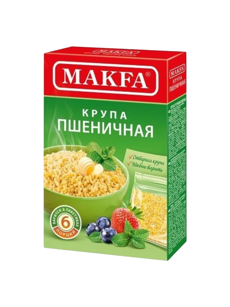 КРУПА МАКФА 400Г ПШЕНИЧНАЯ ПАК