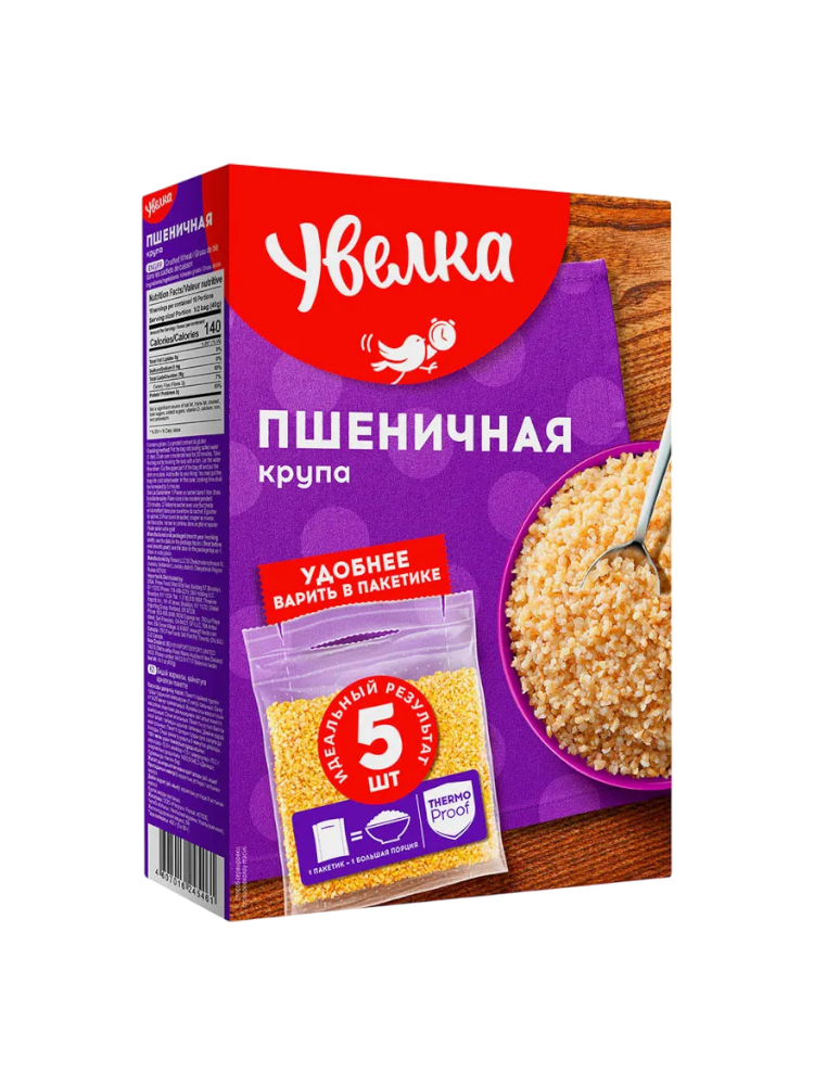 КРУПА УВЕЛКА 5*80Г ПШЕНИЧНАЯ