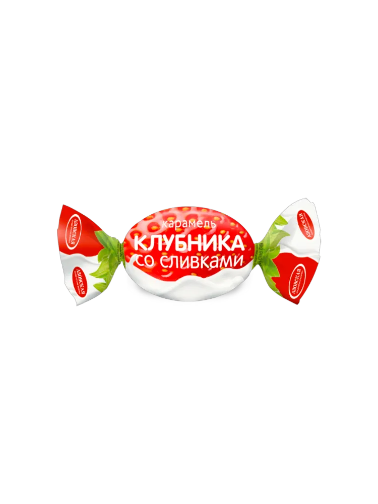 КАРАМЕЛЬ АКФ МОЛ/НАЧ КЛУБНИКА СО СЛИВКАМИ