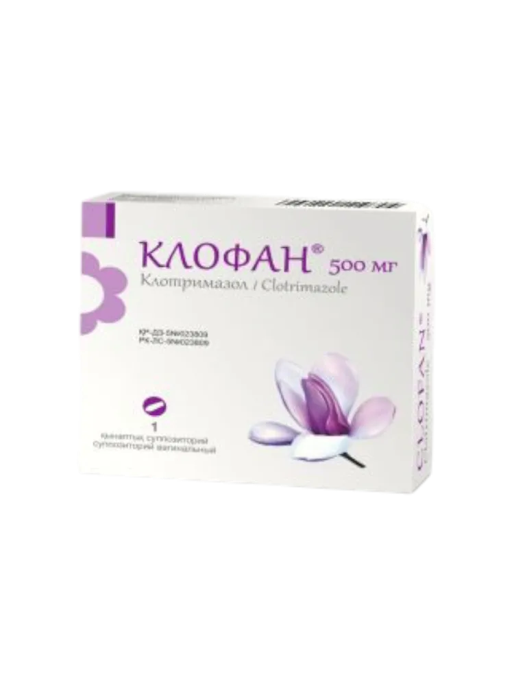 Клофан ваг.суппоз.500мг  №1
