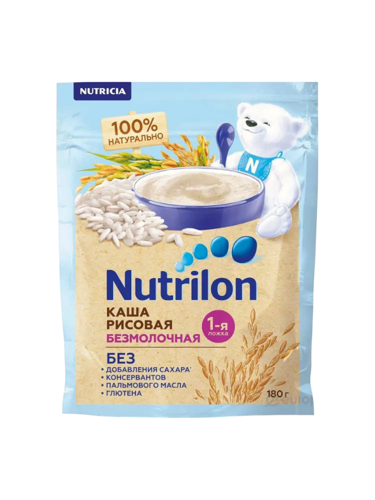 КАША NUTRILON  6*180Г РИСОВАЯ С 4МЕС
