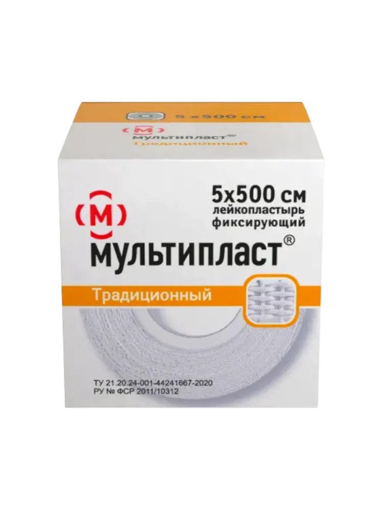 Лейкопл.катуш.Мультипласт фикс.н/с 5х500