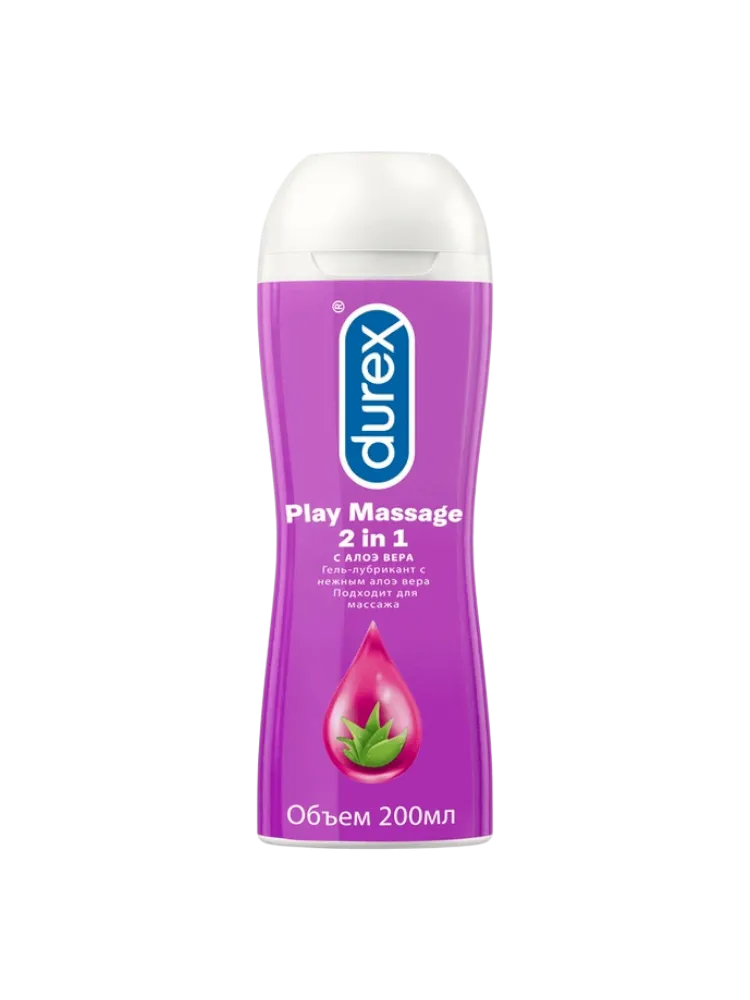 Гель-смазка Durex 2 в 1 алоэ вера 200мл