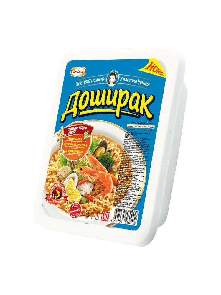 ЛАПША ДОШИРАК 90Г МОРЕПРОДУКТЫ Т/У