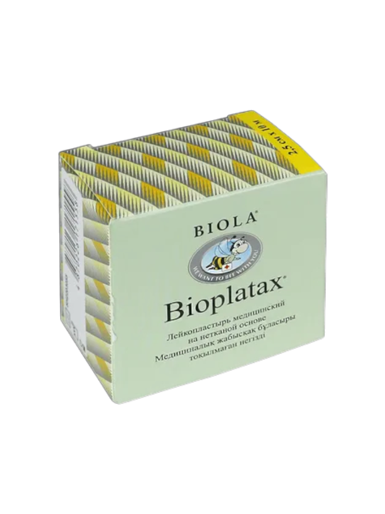 Лейкопластырь Bioplatax 2,5смх10м на неткан. осн.