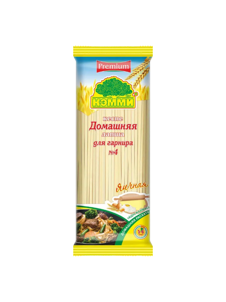 ЛАПША КЭММИ 250Г ПРЕМИУМ ДЛИННАЯ №4 Д/ЛАГМАНА