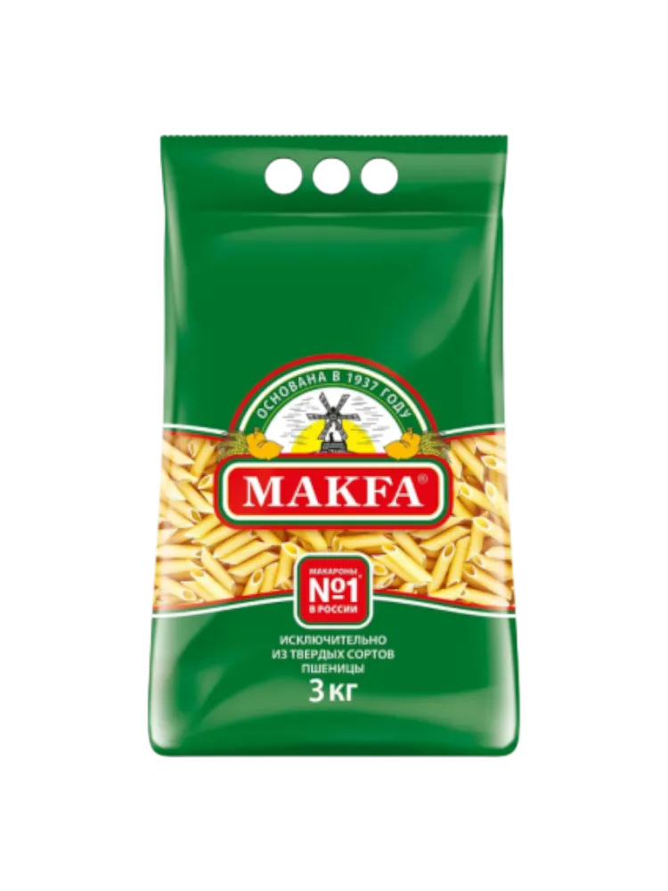 МАКАРОНЫ МАКФА 3КГ ПЕРЬЯ