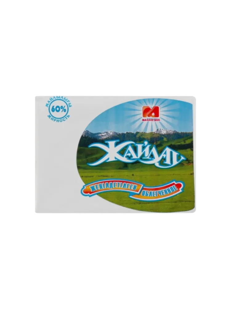 МАСЛО ЖАЙЛАУ 450Г 60% ОБЛЕГЧЕННОЕ ГОСТ 