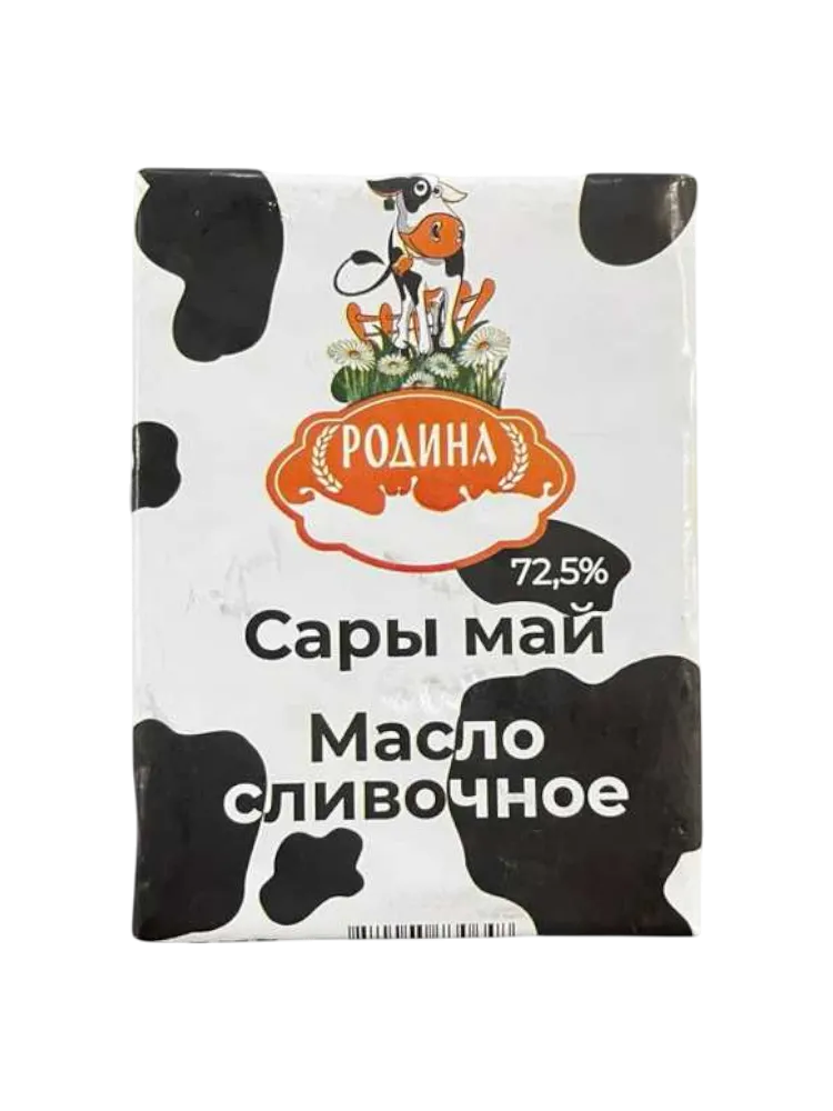 МАСЛО СЛИВОЧНОЕ РОДИНА ТРАДИЦИОННОЕ 82,5 % 200ГР