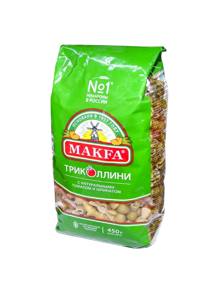 МАКАРОНЫ МАКФА 450Г ТРИКОЛЛИНИ ВИТКИ