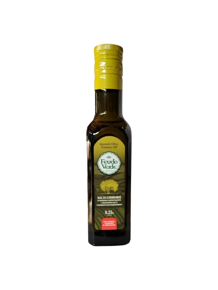 МАСЛО  ОЛИВ POMACE FEUDO VERDE 250МЛ ОЛИВКОВ РАФ С ДОБ НЕРАФ ОЛИВ МАСЛА