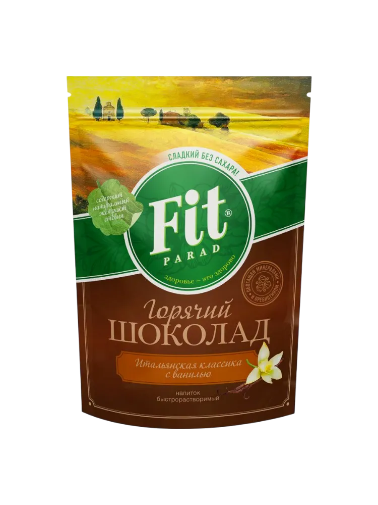 НАПИТОК FIT PARAD 200Г ГОРЯЧИЙ ШОКОЛАД ВАНИЛЬ