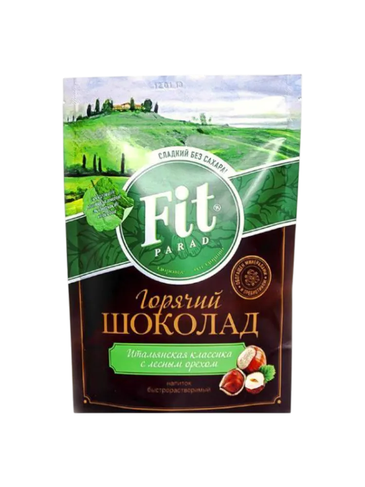 НАПИТОК FIT PARAD 200Г ГОРЯЧИЙ ШОКОЛАД ЛЕСН ОРЕХ