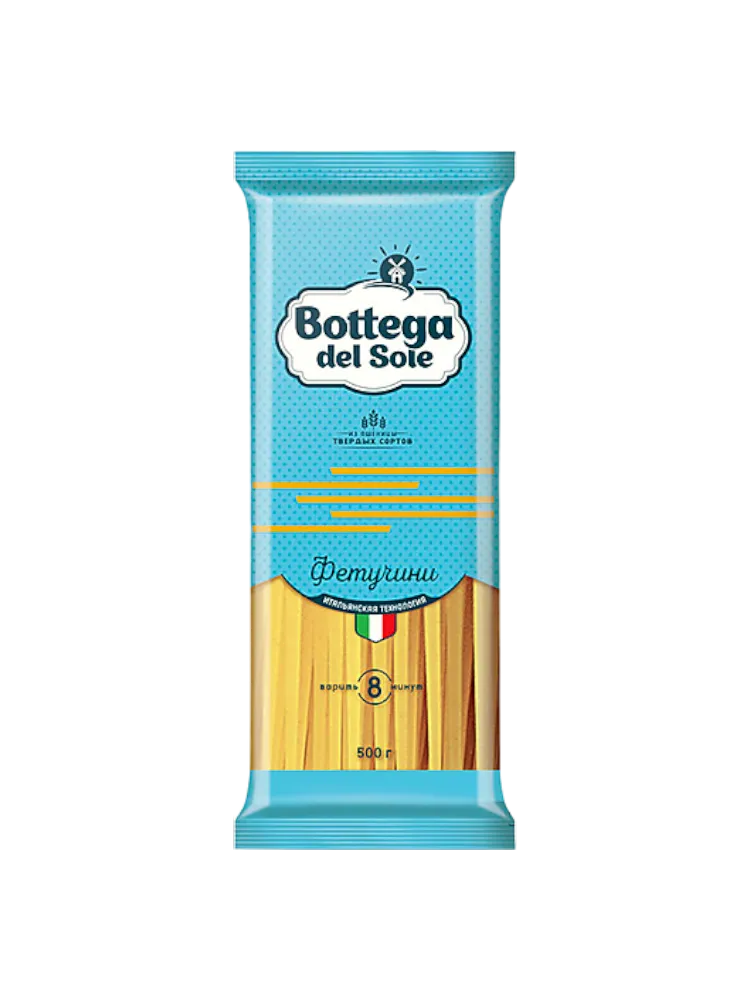 МАКАРОНЫ BOTTEGA DEL SOLE 500ГР ФЕТУЧИНИ