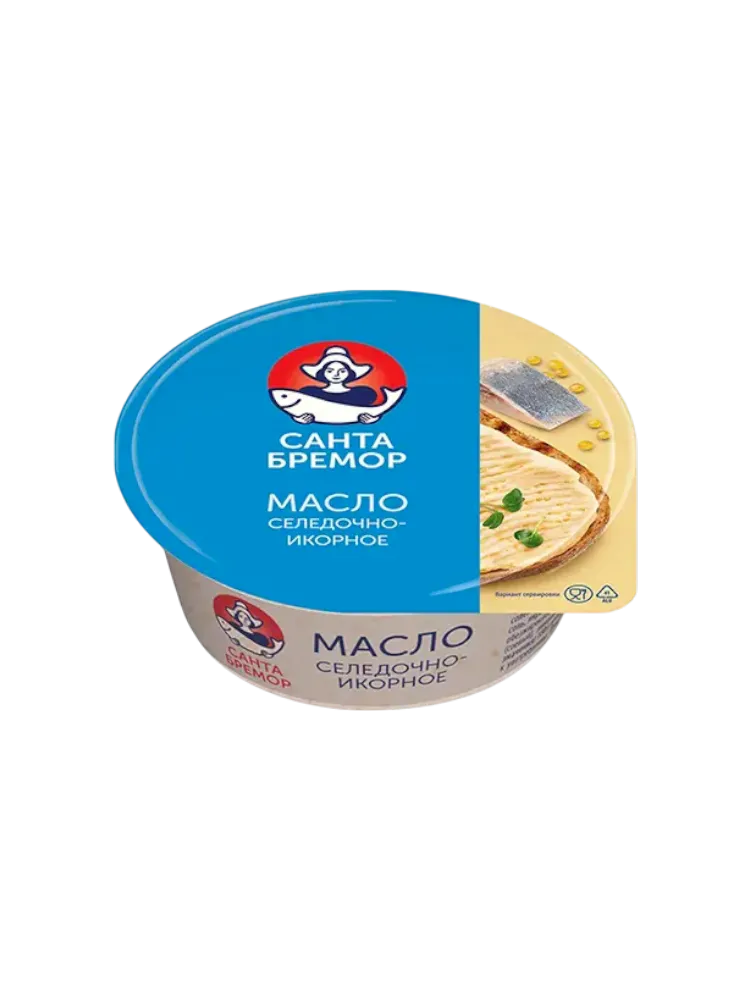 МАСЛО ИКОРНО-СЕЛЕДОЧНОЕ САНТА БРЕМОР 100Г ПВХ 