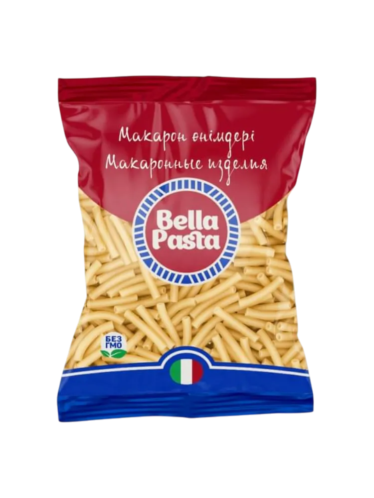 МАКАРОНЫ BELLA PASTA 400Г РОЖКИ ГЛАДКИЕ 4,5ММ