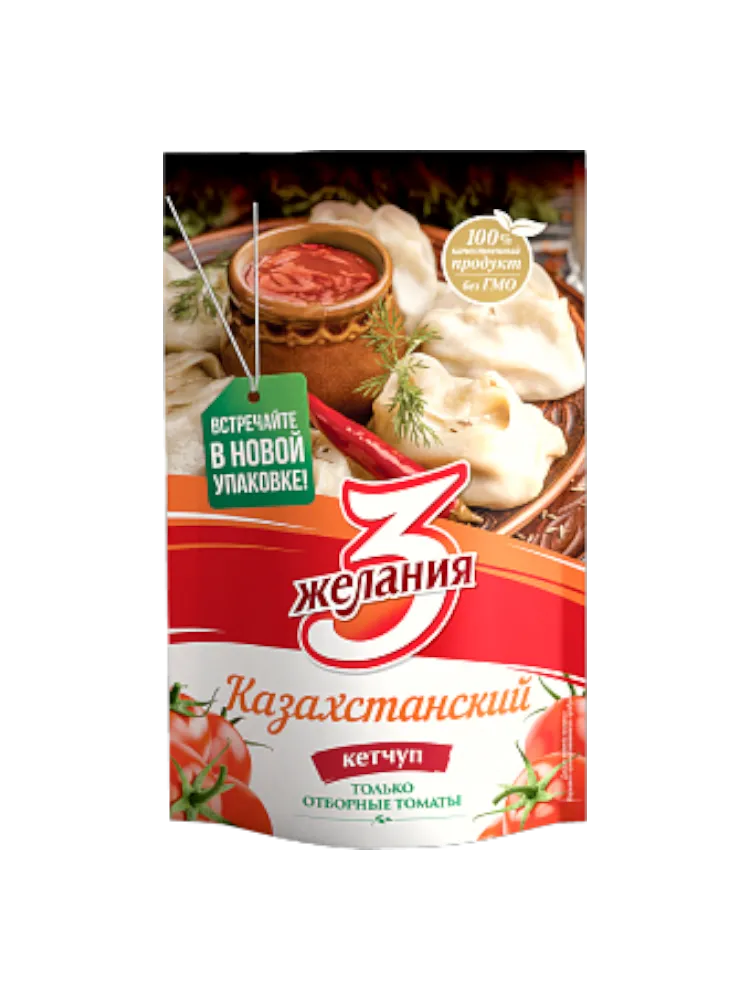 КЕТЧУП 3 ЖЕЛАНИЯ 100Г КАЗАХСТАНСКИЙ ЕФК