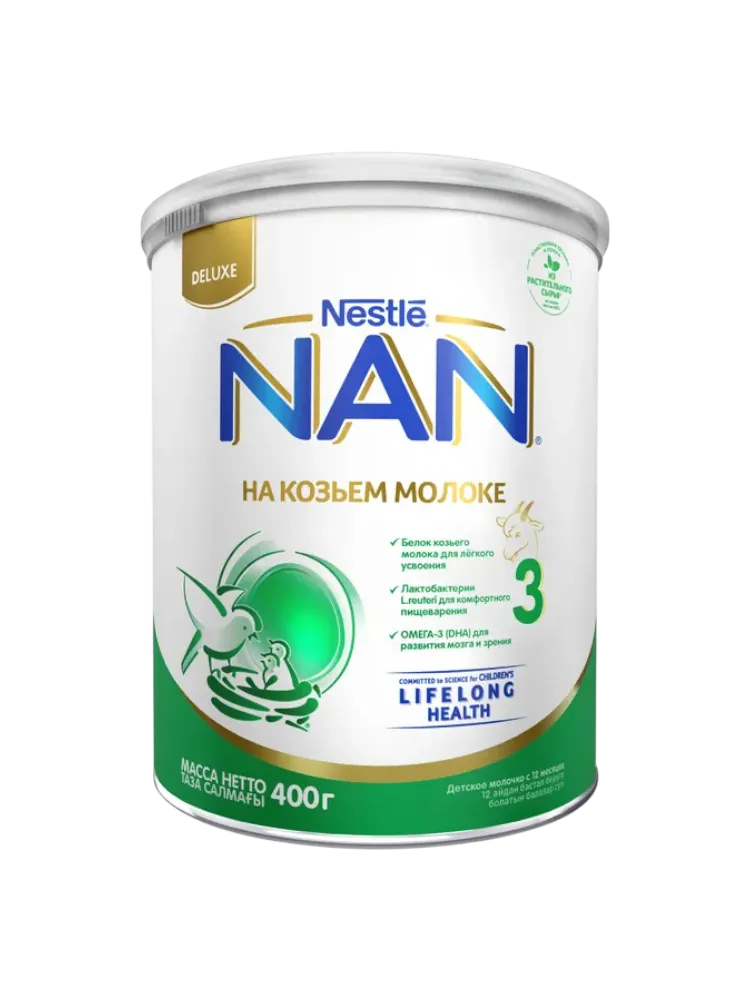 МОЛ СМЕСЬ NESTLE NAN 3 GOAT MILK 400Г