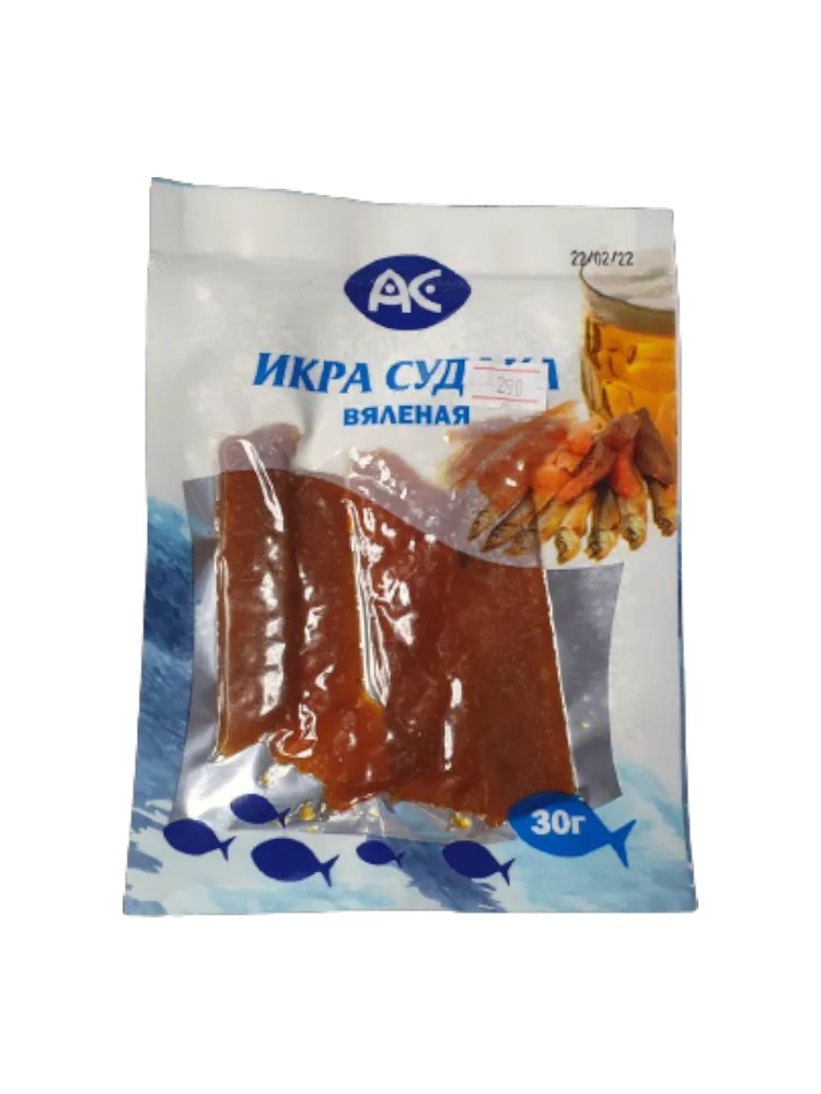 ИКРА СУДАКА ВЯЛЕНАЯ 30Г В/У