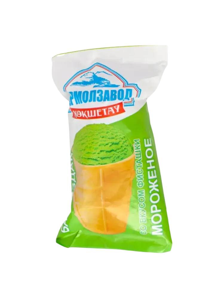 МОРОЖЕНОЕ ГМЗ 80ГР МОЛОЧНОЕ СО ВКУСОМ ФИСТАШЕК СТАК 