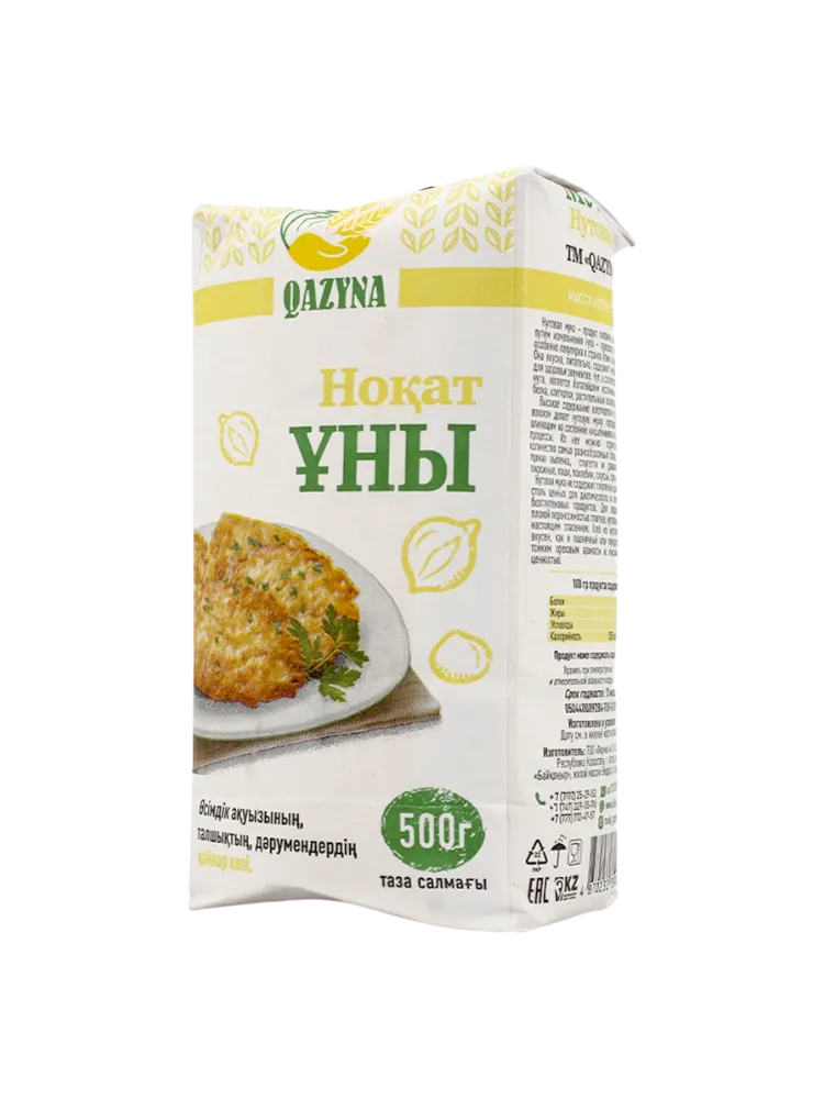 МУКА НУТОВАЯ QAZYNA 500 ГР