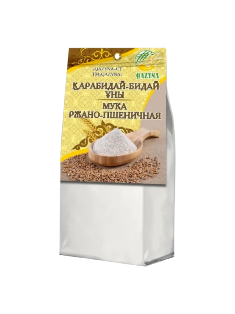 МУКА РЖАНО-ПШЕНИЧНАЯ 1КГ QAZYNA