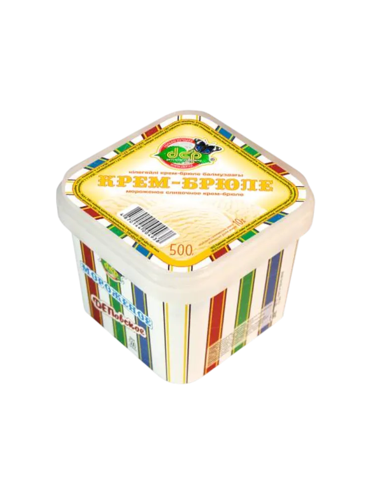 МОРОЖ ДЕП 500Г КРЕМ БРЮЛЕ СЛИВ