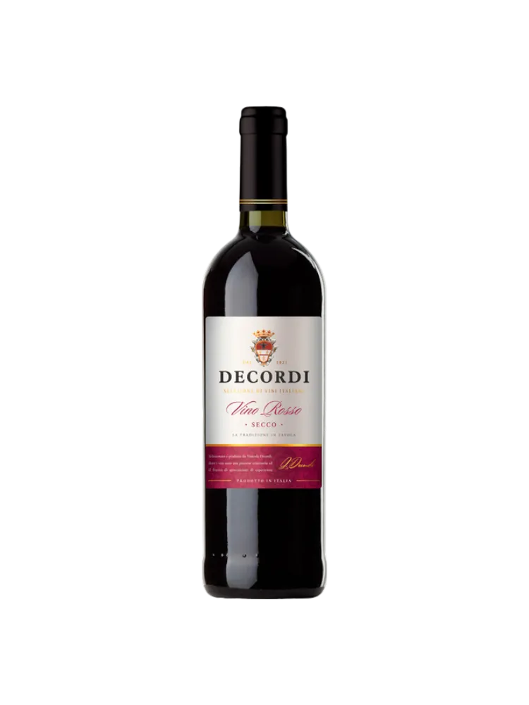 ВИНО ТИХОЕ DECORDI ROSSO SECCO КР СУХ 0,75Л  - фото 1