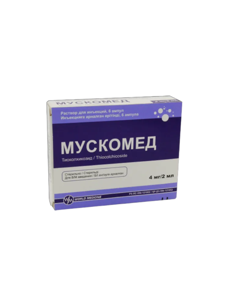 Мускомед р-р д/инъек. 4мг/2мл №6