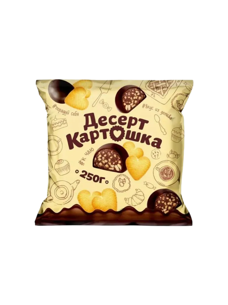 КОНФЕТЫ СЛАДА 250ГР ДЕСЕРТ КАРТОШКА