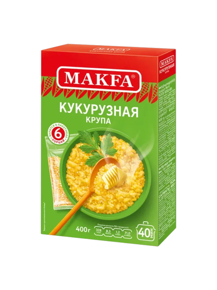 КРУПА МАКФА 400Г КУКУРУЗНАЯ ПАК