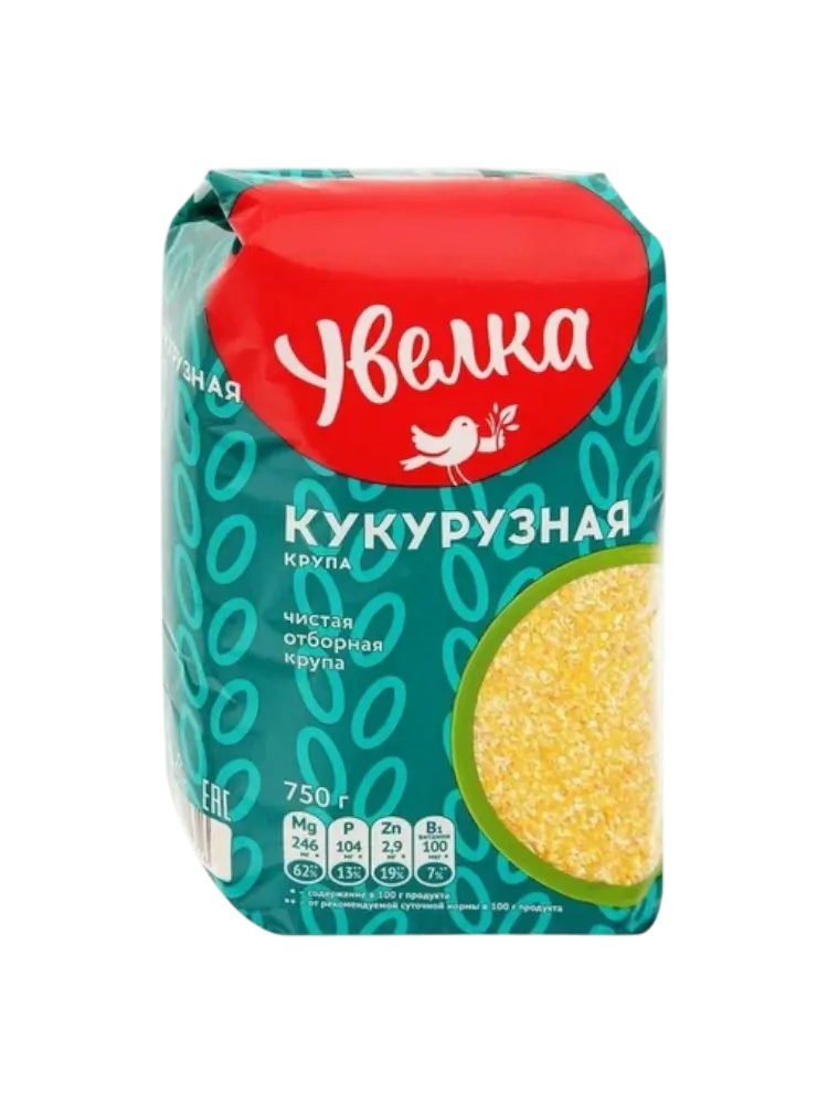 КРУПА УВЕЛКА 800Г КУКУРУЗНАЯ