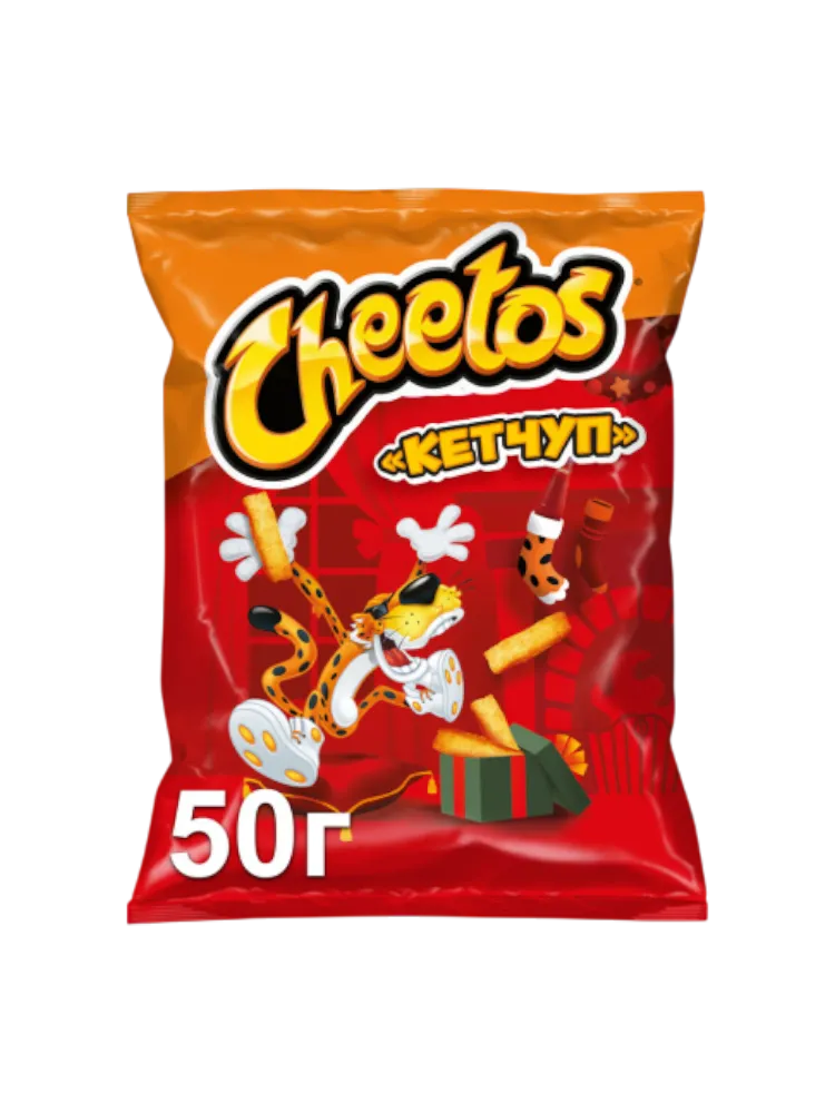 КУКУРУЗНЫЕ ПАЛОЧКИ CHEETOS 50Г КЕТЧУП