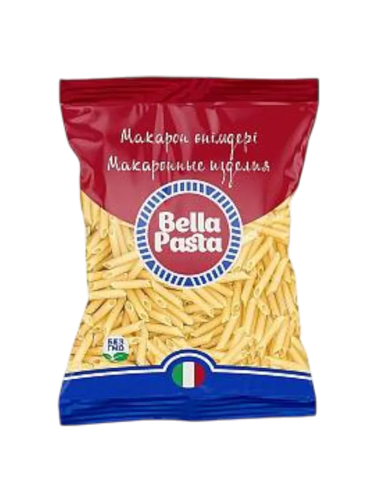 МАКАРОНЫ BELLA PASTA 900Г ПЕРЬЯ 8ММ