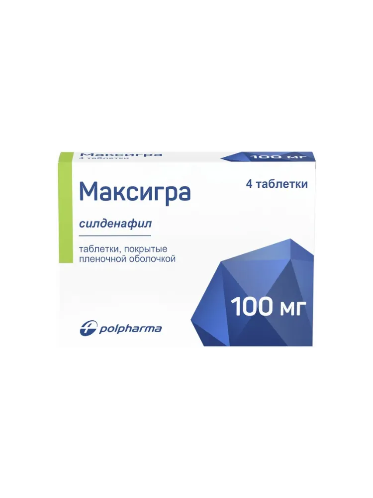 Максигра таб. 100мг №4