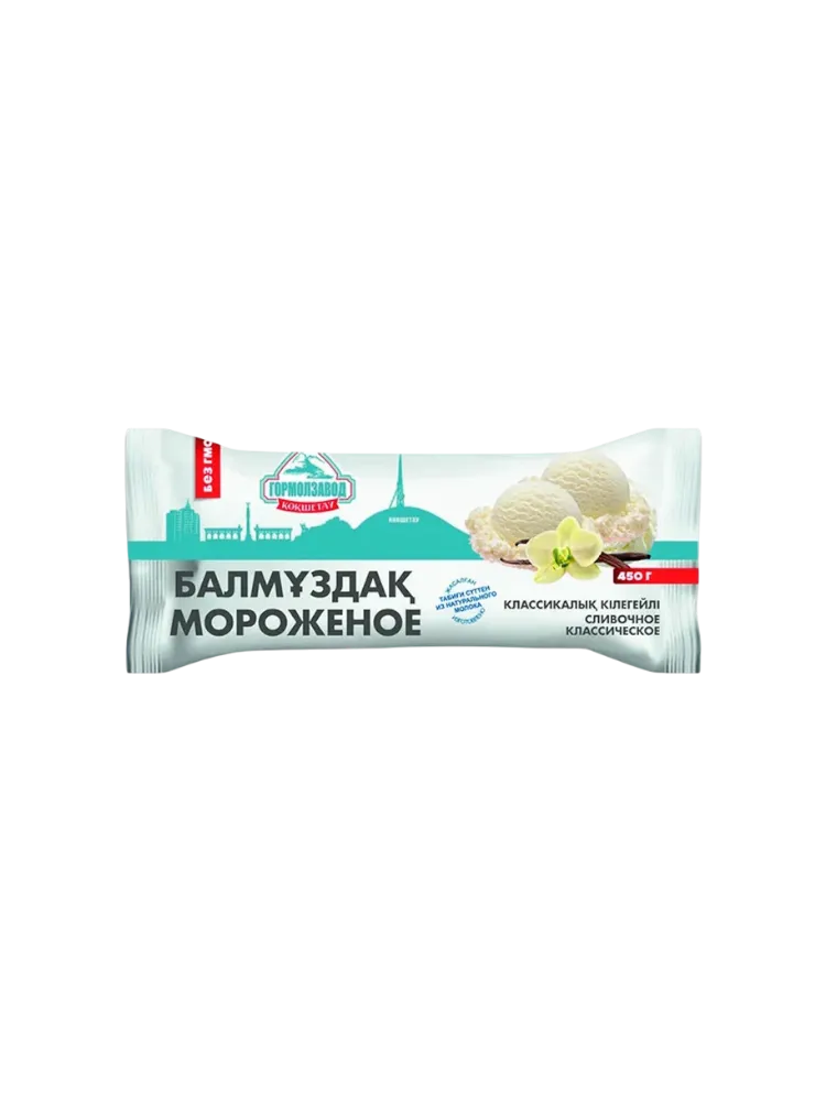 МОРОЖЕНОЕ 0.450ГР СЛИВОЧНОЕ