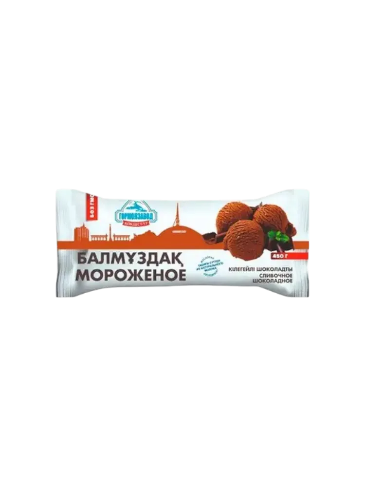 МОРОЖЕНОЕ 0.450ГР ШКОЛАДНОЕ