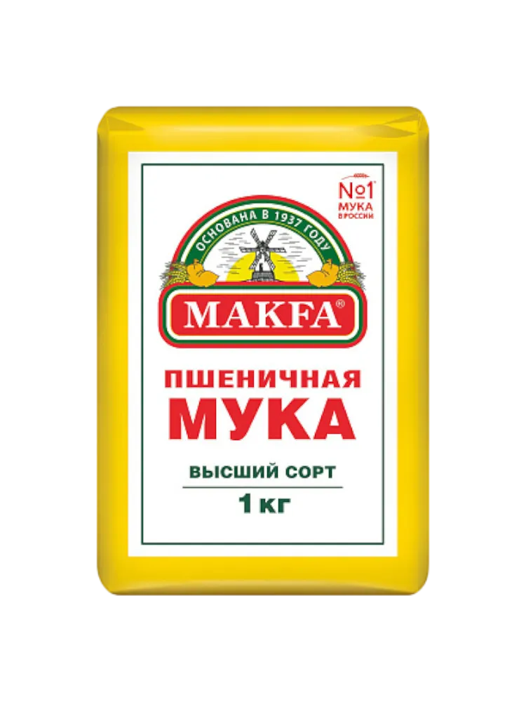 МУКА МАКФА 1КГ В/С ПШЕНИЧНАЯ