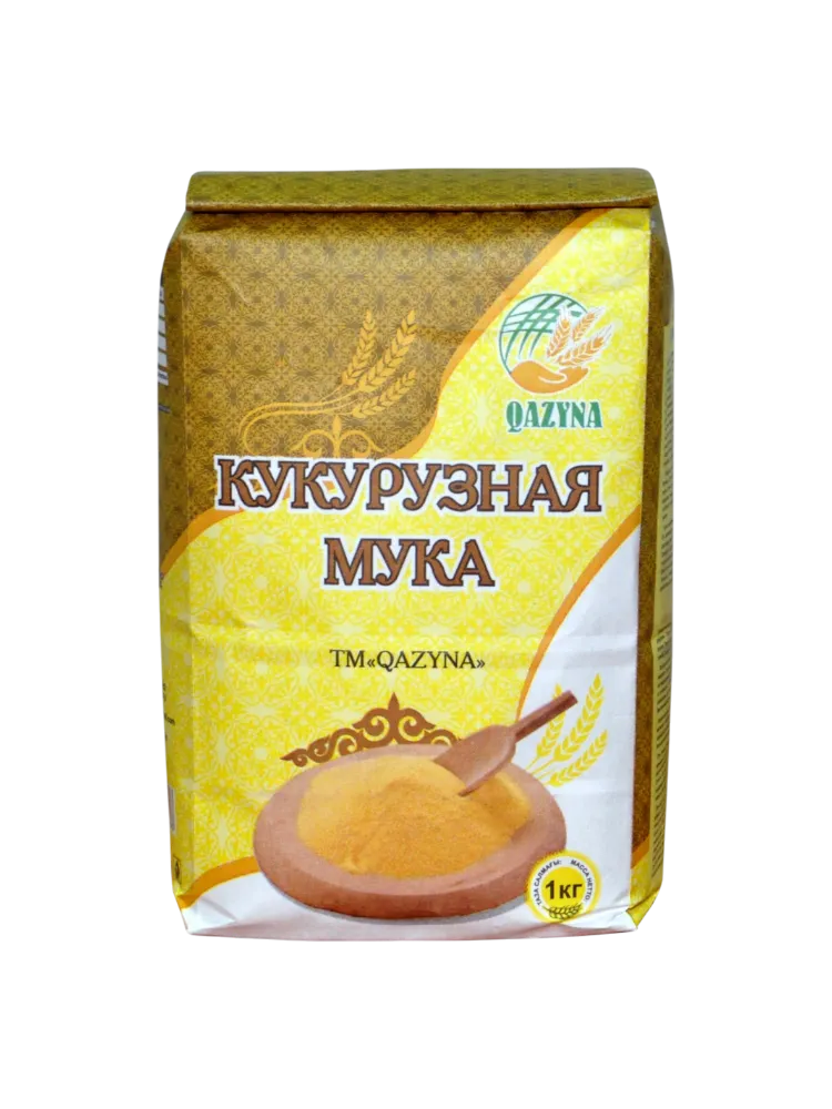 МУКА КУКУРУЗНАЯ 1КГ QAZYNA