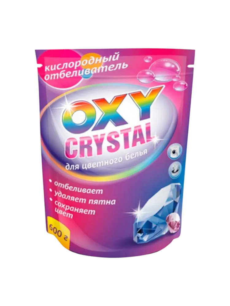 ОТБЕЛИВАТЕЛЬ SILENA OXY CRYSTAL 600Г Д/ЦВЕТНОГО БЕЛЬЯ