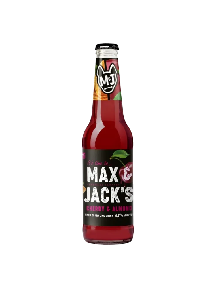 ПИВО MAX&JACKS CHERRY ALMOND 0,4Л СТ/Б - фото 1