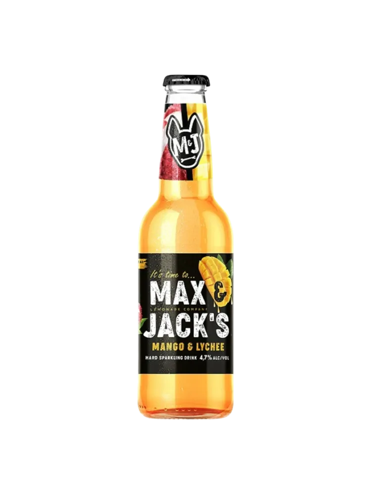 ПИВО MAX&JACKS MANGO LYCHEE 0,4Л СТ/Б - фото 1