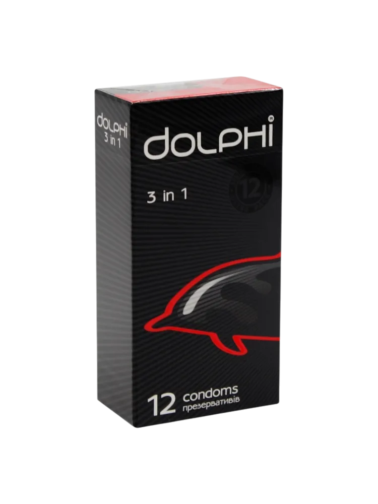 Презервативы Dolphi 3 в 1 №12