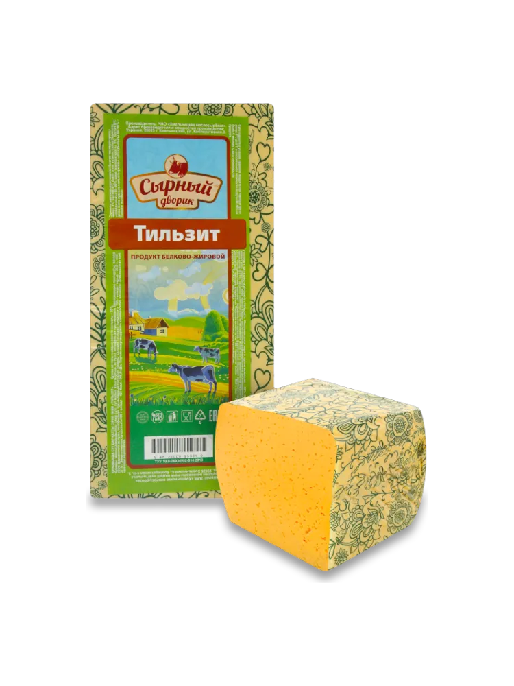 ПРОДУКТ СЫРНЫЙ ТИЛЬЗИТ 50%СЫРНЫЙ ДВОРИК
