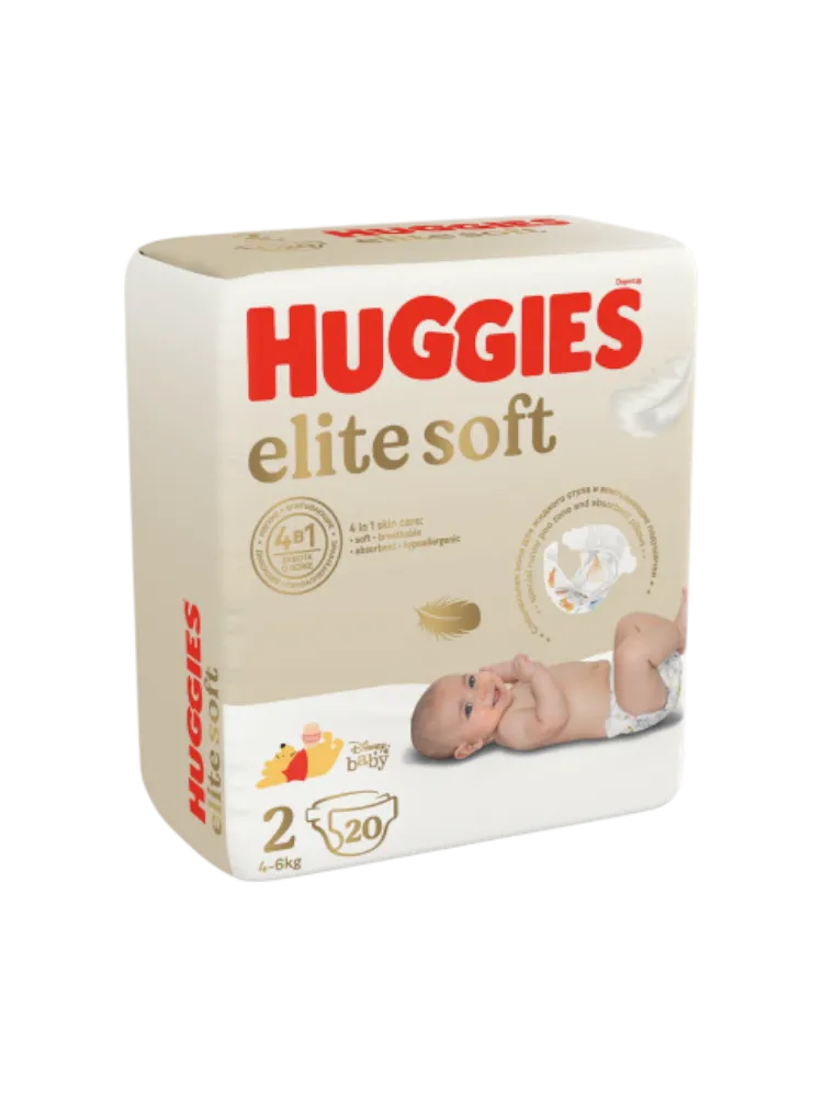 Подгузники Huggies Elite Soft OD Conv  20x8