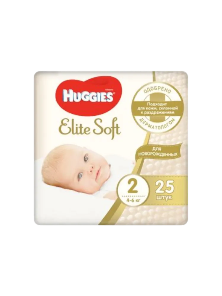 Подгузники Huggies Elite Soft Conv  №25 
