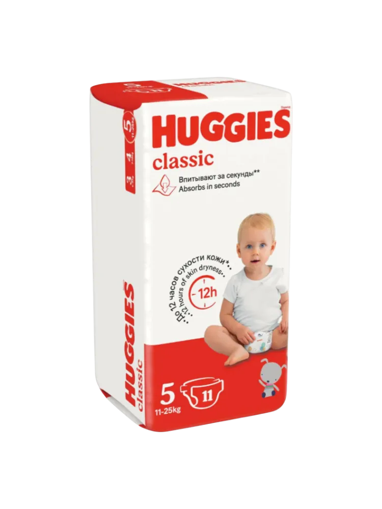 Подгузники Huggies Classic Small 11-25кг  №11