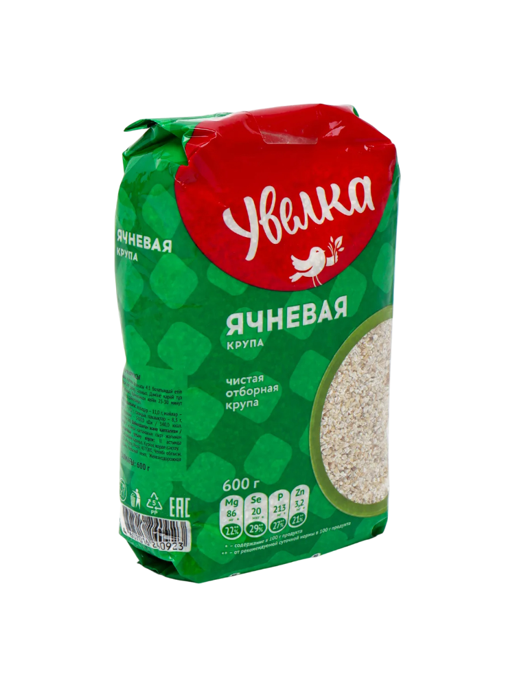 КРУПА УВЕЛКА 600Г ЯЧНЕВАЯ
