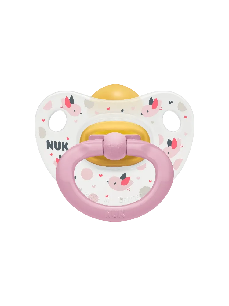 Пустышка NUK латекс Happy Kids Classik 18-36 мес. арт.10737836